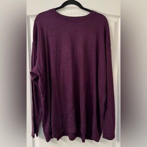 Maurice’s Dakota Horizontal Ribbed Plus in Purple